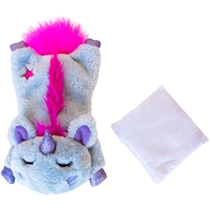 Petstages CUDDLE PAL MICROWAVEABLE PLUSH UNICORN CAT TOY - Image 1